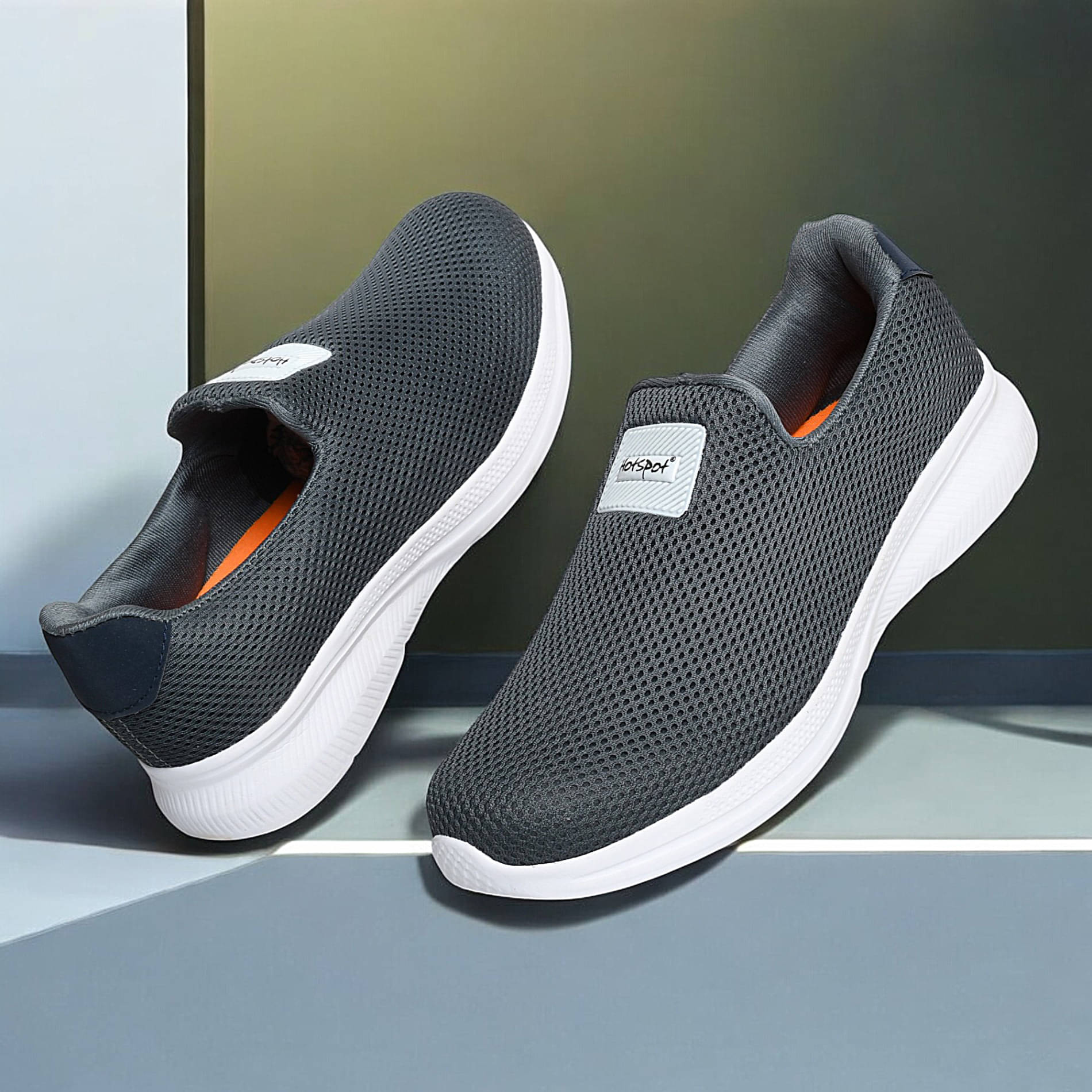 Hotspot Gray Men's Sports Running Shoes     			Hotspot Gray Men's Sports Running Shoes