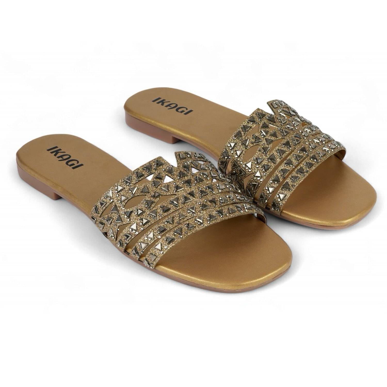     			IKAGI Copper Women's Flats