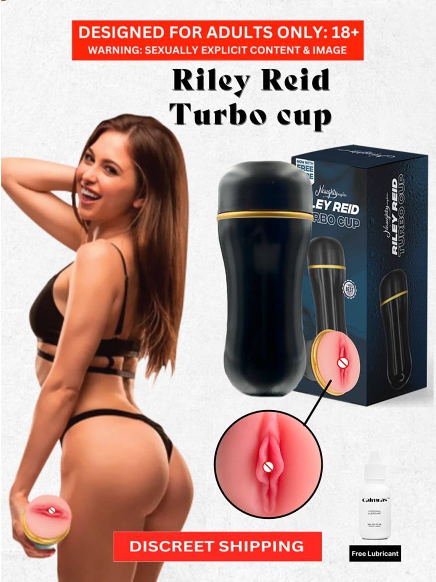 KNIGHTRIDERS PRESENT 7.5 INCH POCKET PUSSY TIGHT VAGINA MASTURBATION CUP FOR MALE