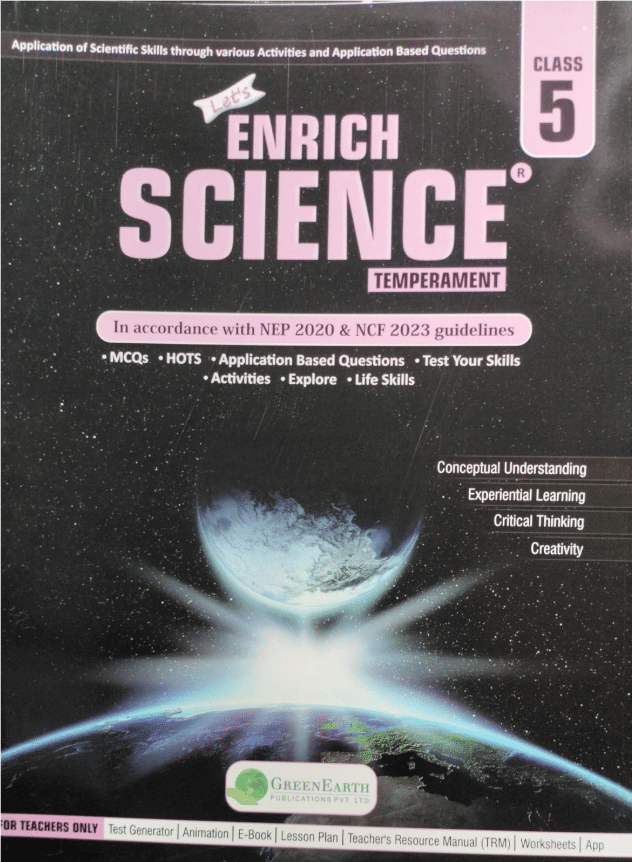 Lets ENRICH SCIENCE TEMPERAMENT CLASS 5 Lets ENRICH SCIENCE TEMPERAMENT CLASS 5