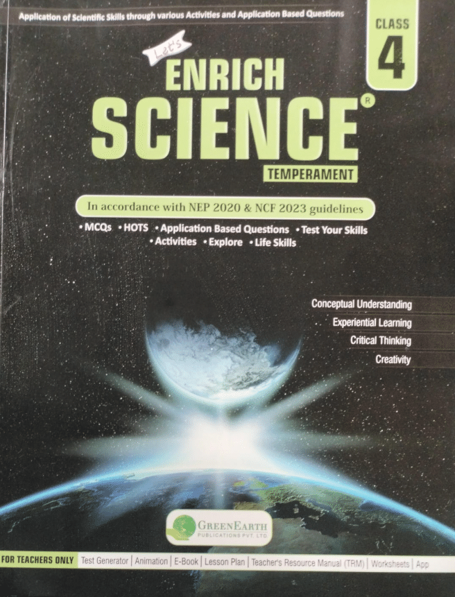 Lets ENRICH SCIENCE TEMPERAMENT CLASS 4 Lets ENRICH SCIENCE TEMPERAMENT CLASS 4
