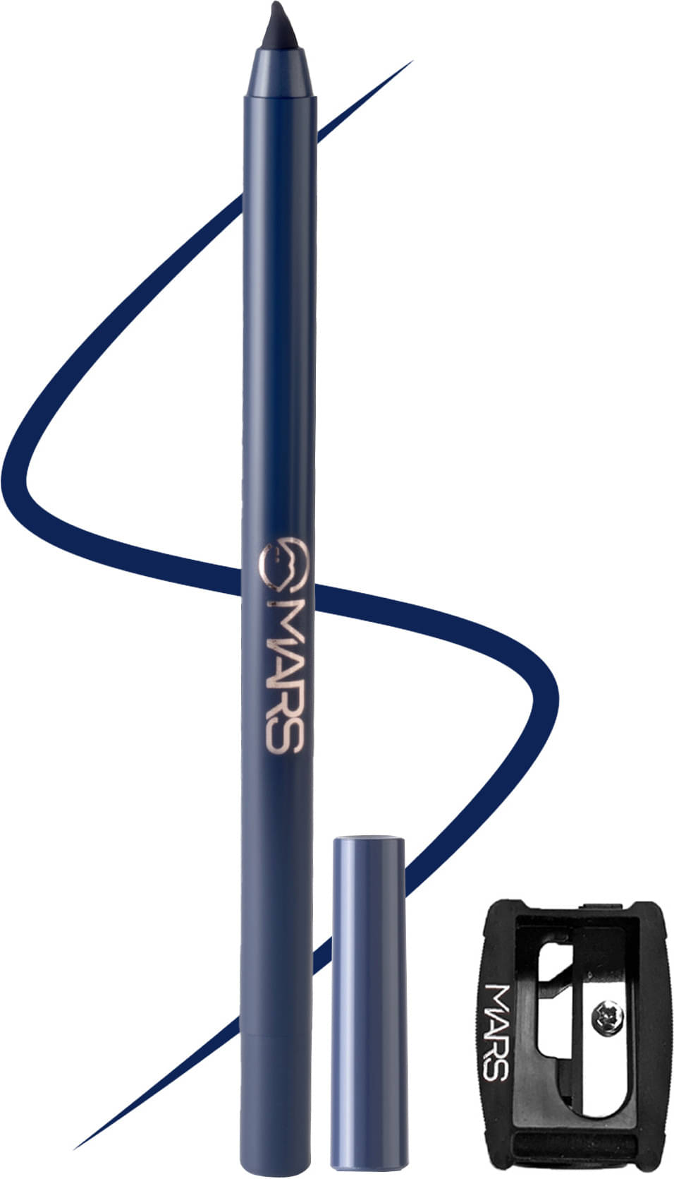     			MARS Smooth Glide Kajal | Won't Smudge Won't Budge With Sharpner (06-MidNight Dreams, 1.4 g)