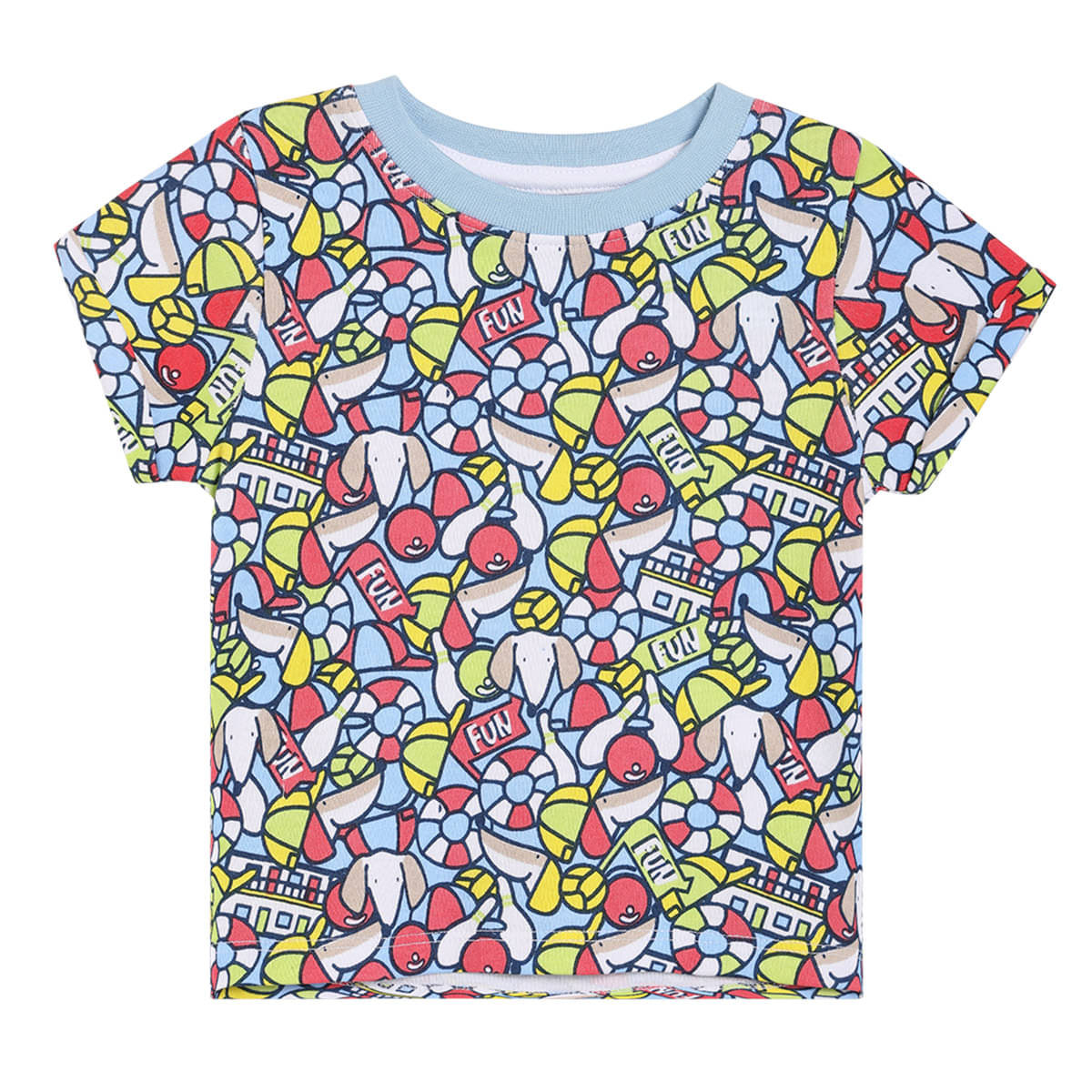     			MINI KLUB Pack of 1 Baby Boys Cotton T-Shirt ( Multicolor )