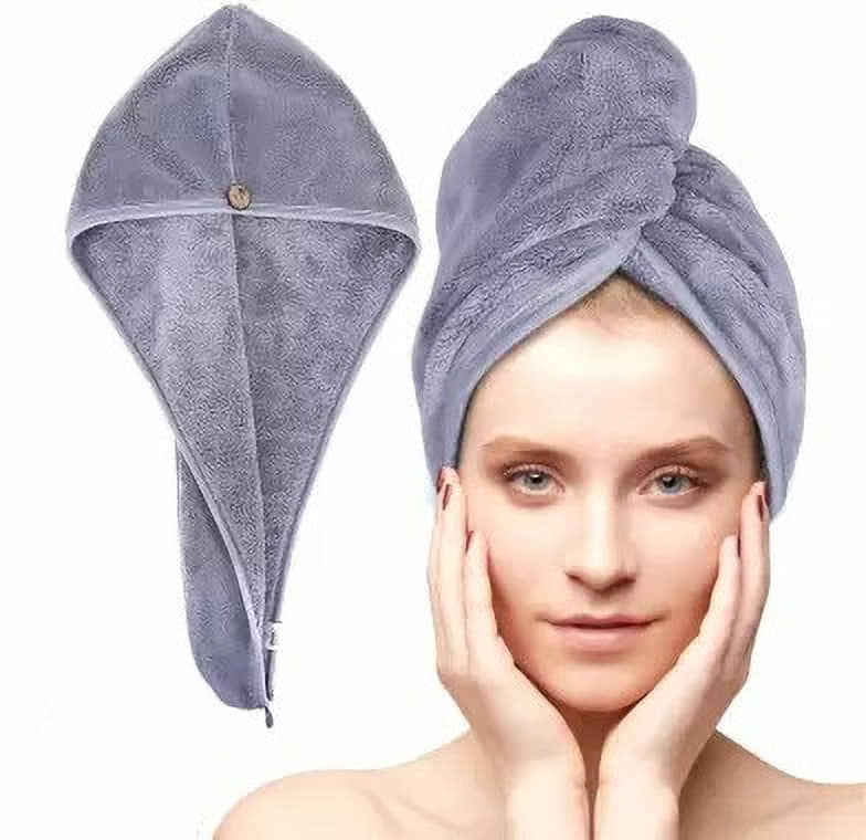 Midastra Grey Hair Towel Wrap ( Pack of 1 )