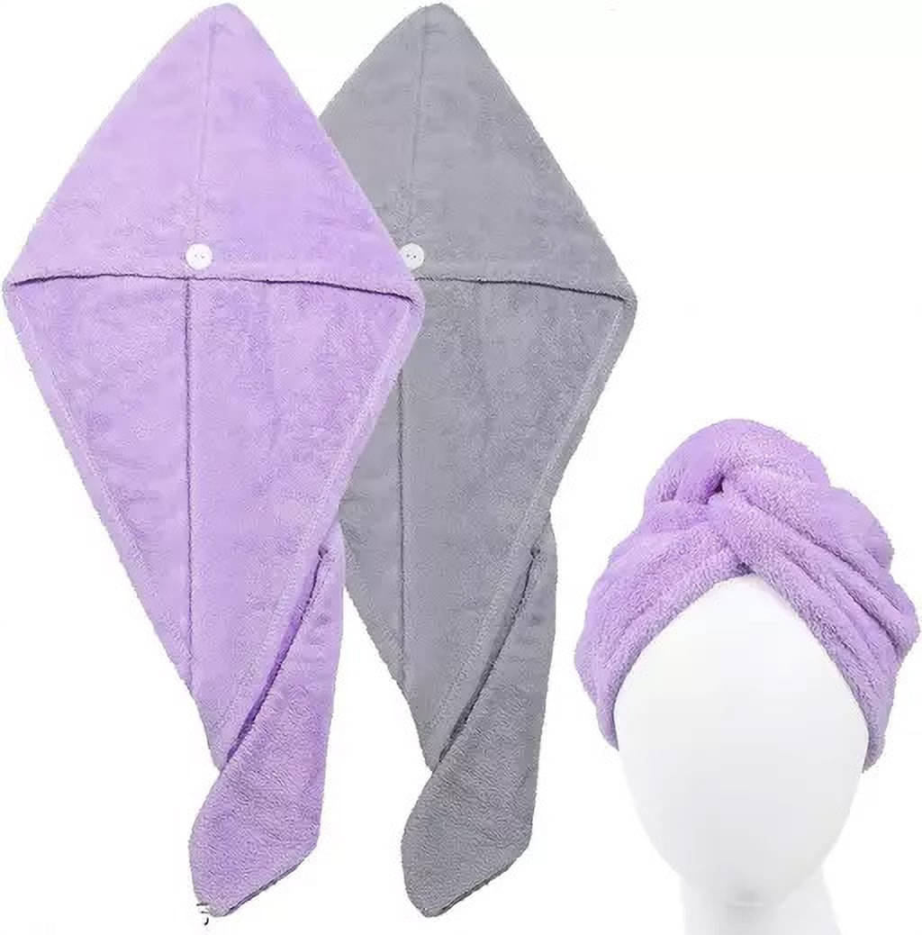     			Midastra Multicolor Hair Towel Wrap ( Pack of 2 )