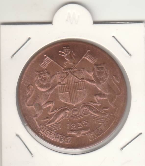 NUMISMATTECLY  RARE AND COLLECTIBLE - EAST INDIA COMPANY--BRITISH SYMBLE -UKL ONE ANNA - EAST INDIA COMPANY-1818,-, TOKEN COIN .WIGHT-15-GRAMS.,METAL-COPPER .GOOD FOR COLLECTION .IN EXTRA EXTRA FINE  CONDITION     			NUMISMATTECLY  RARE AND COLLECTIBLE - EAST INDIA COMPANY--BRITISH SYMBLE -UKL ONE ANNA - EAST INDIA COMPANY-1818,-, TOKEN COIN .WIGHT-15-GRAMS.,METAL-COPPER .GOOD FOR COLLECTION .IN EXTRA EXTRA FINE  CONDITION