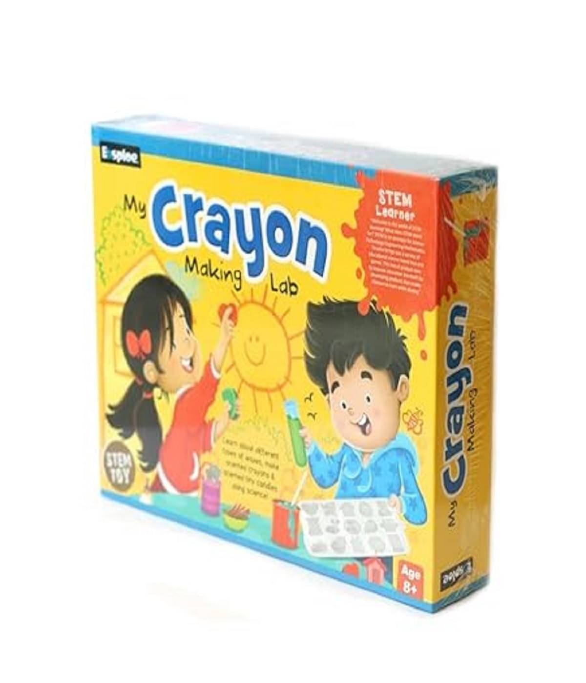 OLIFIN My Crayon Making Lab Science Kit for Boys and Girls Ages 8-10-12-14|Stem Toy for Kids|Make Your Own Crayons for Kids Age 8+ Fun Shapes Toy for Boys & Girls|Made in India, Pack of 1 OLIFIN My Crayon Making Lab Science Kit for Boys and Girls Ages 8-10-12-14|Stem Toy for Kids|Make Your Own Crayons for Kids Age 8+ Fun Shapes Toy for Boys & Girls|Made in India, Pack of 1