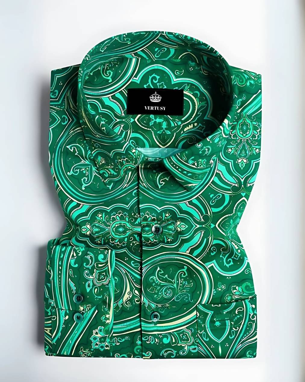 SHANLIYA Cotton Blend Regular Fit Printed Full Sleeves Men's Casual Shirt - Green ( Pack of 1 ) SHANLIYA Cotton Blend Regular Fit Printed Full Sleeves Men's Casual Shirt - Green ( Pack of 1 )