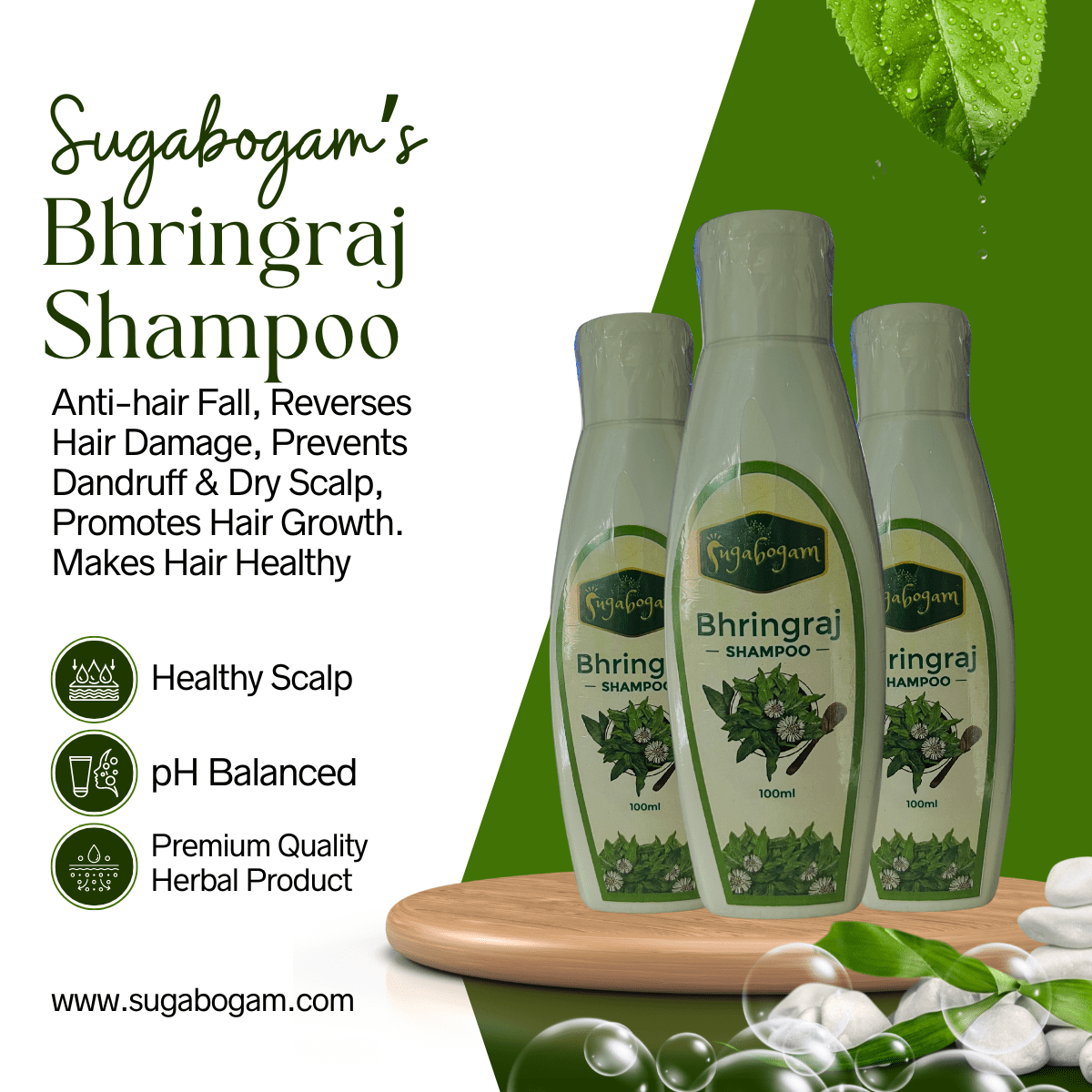     			SUGABOGAM Hair Volumizing Shampoo 100 ( Pack of 1 )