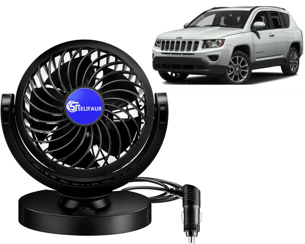     			Mitchell 12V DC Electric Car Single Head Fan for Dashboad 360 Degree Rotatable Car Auto Powerful Cooling Air Fan For Jeep Compass