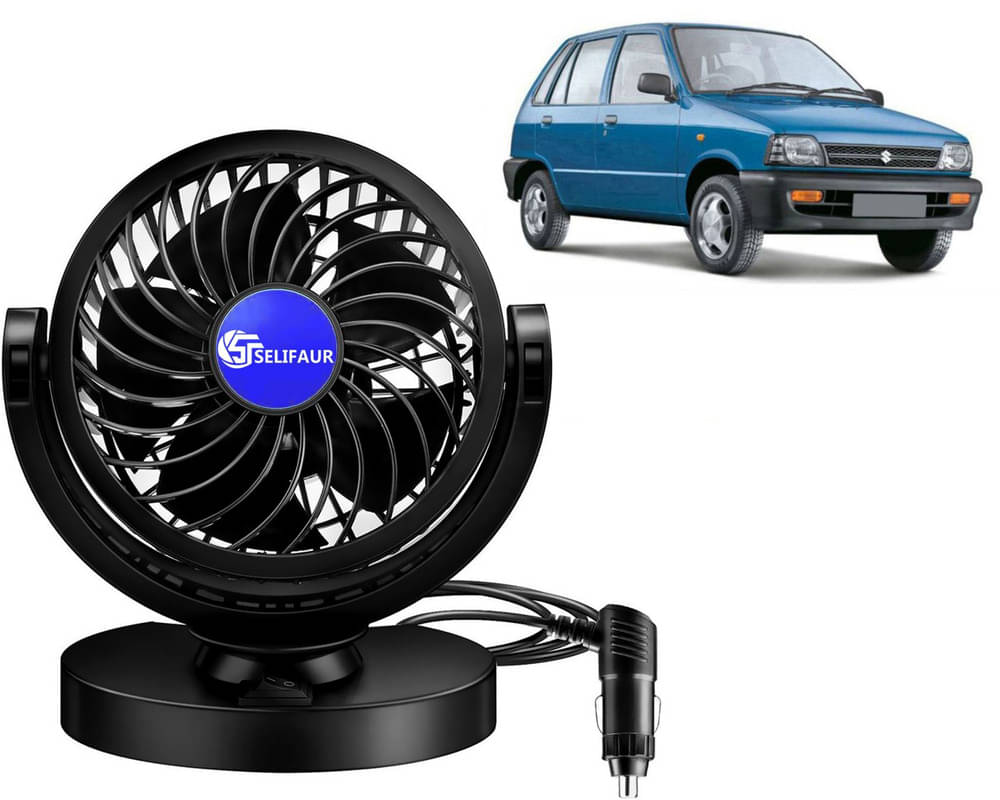    			Mitchell 12V DC Electric Car Single Head Fan for Dashboad 360 Degree Rotatable Car Auto Powerful Cooling Air Fan For 800