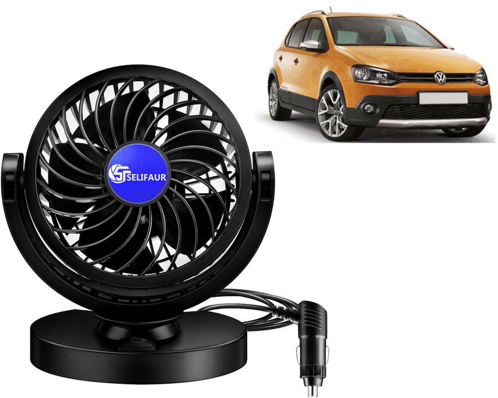     			Selifaur Dashboard Fan Black