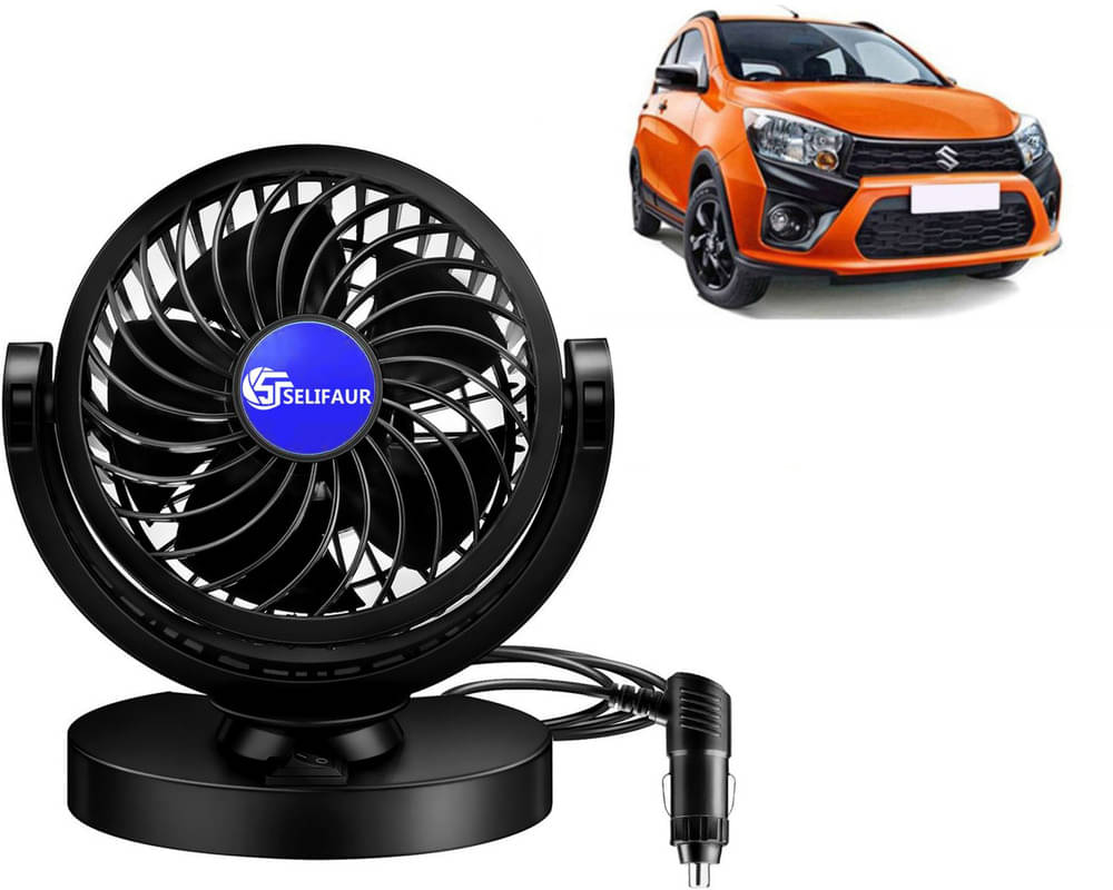     			Mitchell 12V DC Electric Car Single Head Fan for Dashboad 360 Degree Rotatable Car Auto Powerful Cooling Air Fan For Celerio X