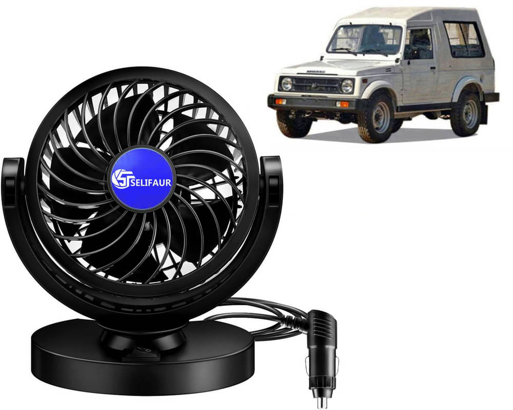     			Mitchell 12V DC Electric Car Single Head Fan for Dashboad 360 Degree Rotatable Car Auto Powerful Cooling Air Fan For Gypsy