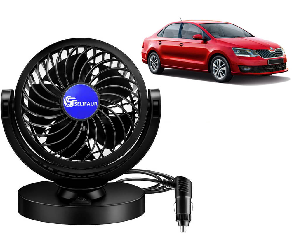     			Mitchell 12V DC Electric Car Single Head Fan for Dashboad 360 Degree Rotatable Car Auto Powerful Cooling Air Fan For Rapid TSI