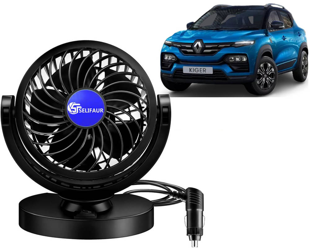     			Mitchell 12V DC Electric Car Single Head Fan for Dashboad 360 Degree Rotatable Car Auto Powerful Cooling Air Fan For Kiger
