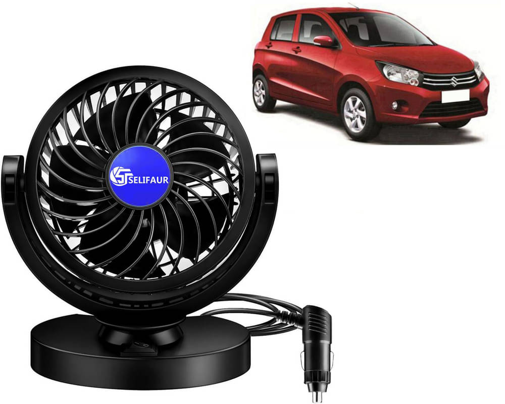     			Mitchell 12V DC Electric Car Single Head Fan for Dashboad 360 Degree Rotatable Car Auto Powerful Cooling Air Fan For Celerio