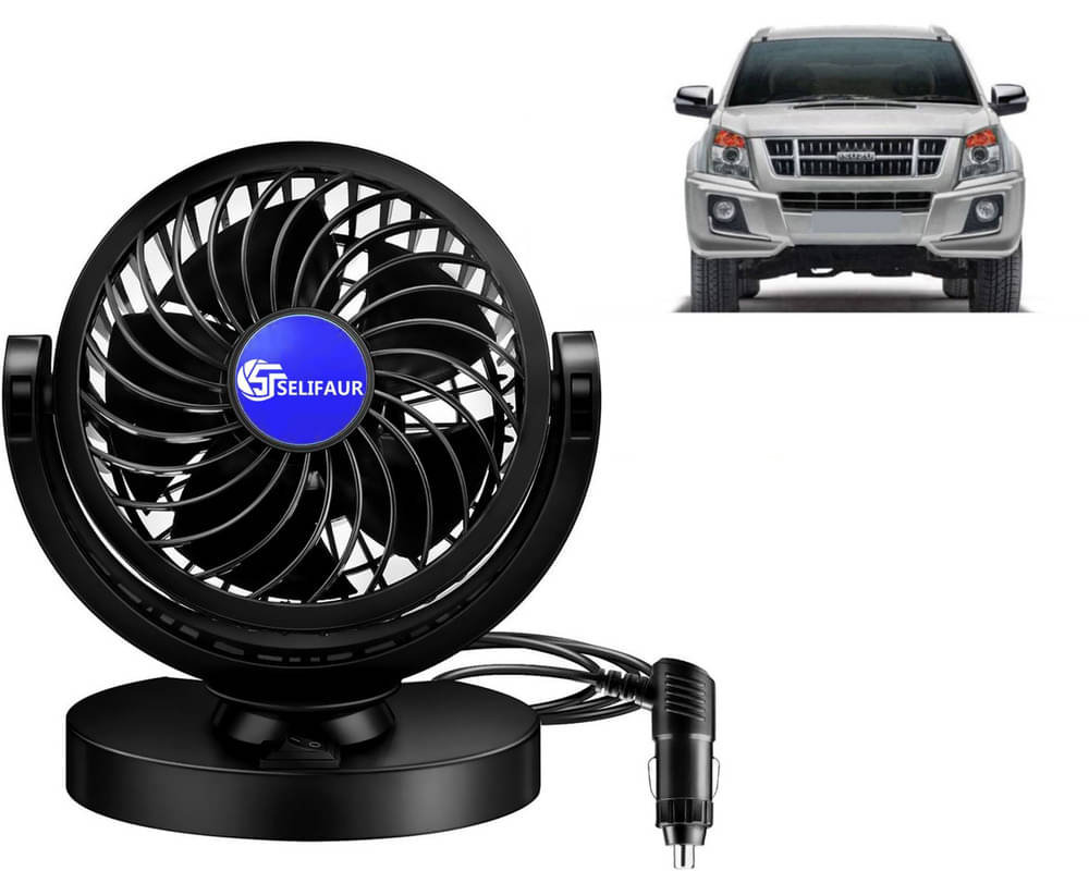     			Mitchell 12V DC Electric Car Single Head Fan for Dashboad 360 Degree Rotatable Car Auto Powerful Cooling Air Fan For Isuzu MU 7 2014