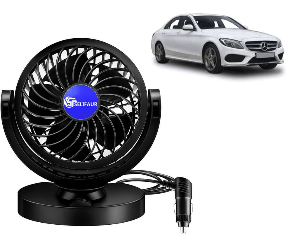     			Mitchell 12V DC Electric Car Single Head Fan for Dashboad 360 Degree Rotatable Car Auto Powerful Cooling Air Fan For C220