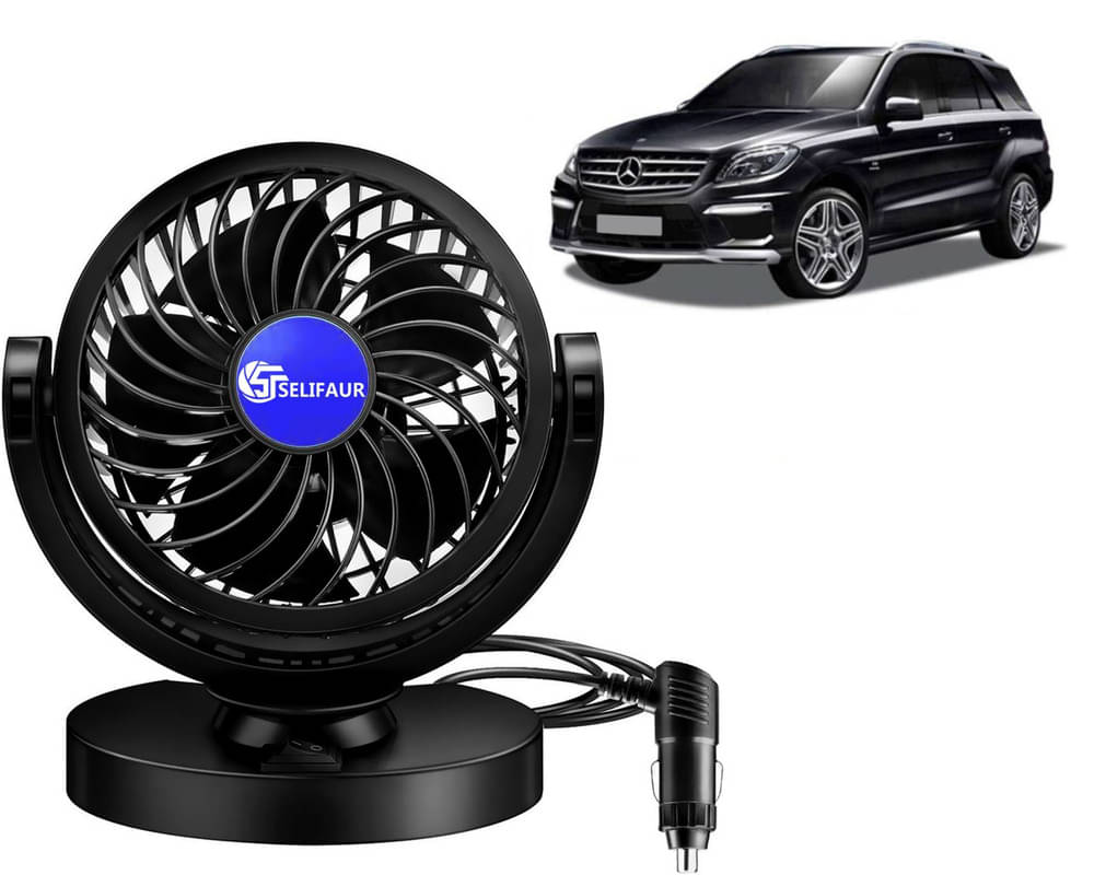     			Mitchell 12V DC Electric Car Single Head Fan for Dashboad 360 Degree Rotatable Car Auto Powerful Cooling Air Fan For M-Class