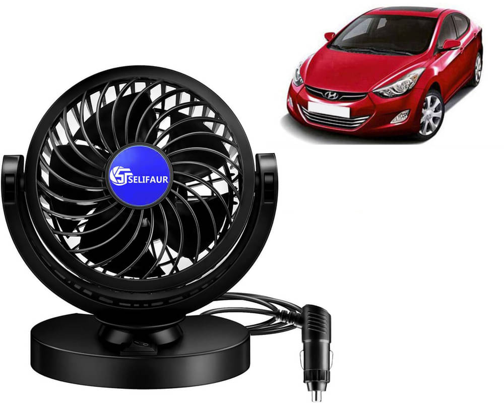     			Mitchell 12V DC Electric Car Single Head Fan for Dashboad 360 Degree Rotatable Car Auto Powerful Cooling Air Fan For Elantra