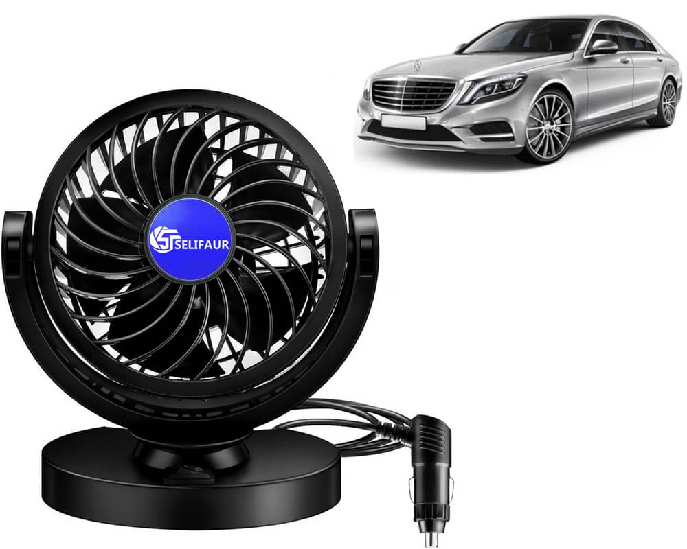     			Mitchell 12V DC Electric Car Single Head Fan for Dashboad 360 Degree Rotatable Car Auto Powerful Cooling Air Fan For C280