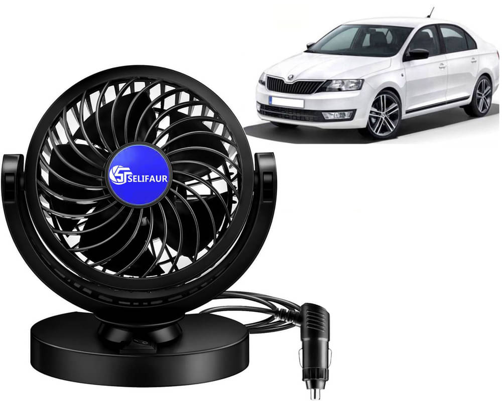     			Mitchell 12V DC Electric Car Single Head Fan for Dashboad 360 Degree Rotatable Car Auto Powerful Cooling Air Fan For Rapid 2012