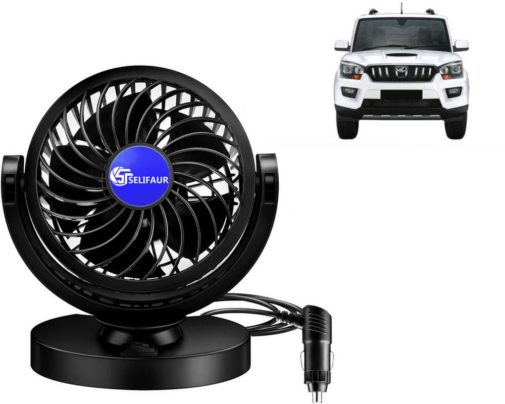     			Mitchell 12V DC Electric Car Single Head Fan for Dashboad 360 Degree Rotatable Car Auto Powerful Cooling Air Fan For Scorpio New