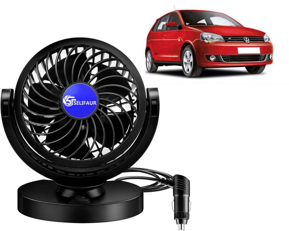     			Selifaur Dashboard Fan Black