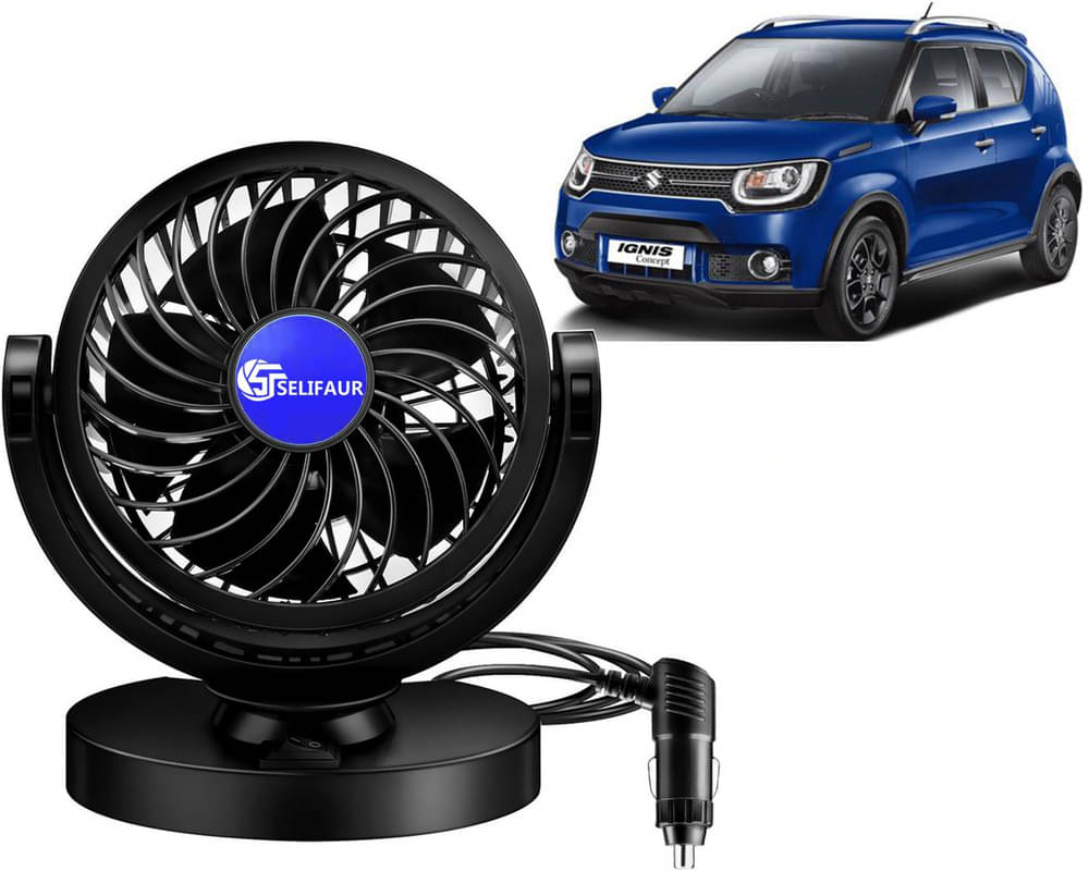 Mitchell 12V DC Electric Car Single Head Fan for Dashboad 360 Degree Rotatable Car Auto Powerful Cooling Air Fan For Ignis 2016-2019 Mitchell 12V DC Electric Car Single Head Fan for Dashboad 360 Degree Rotatable Car Auto Powerful Cooling Air Fan For Ignis 2016-2019