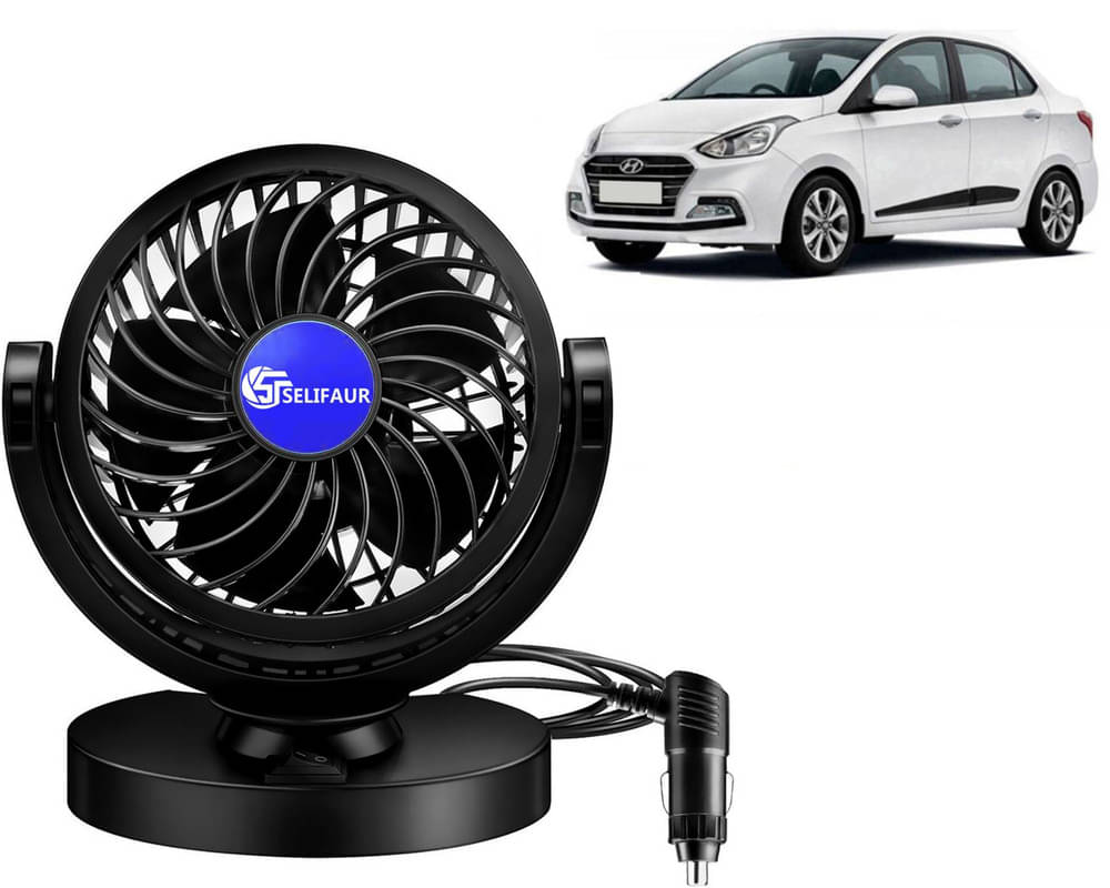     			Mitchell 12V DC Electric Car Single Head Fan for Dashboad 360 Degree Rotatable Car Auto Powerful Cooling Air Fan For Xcent 2016
