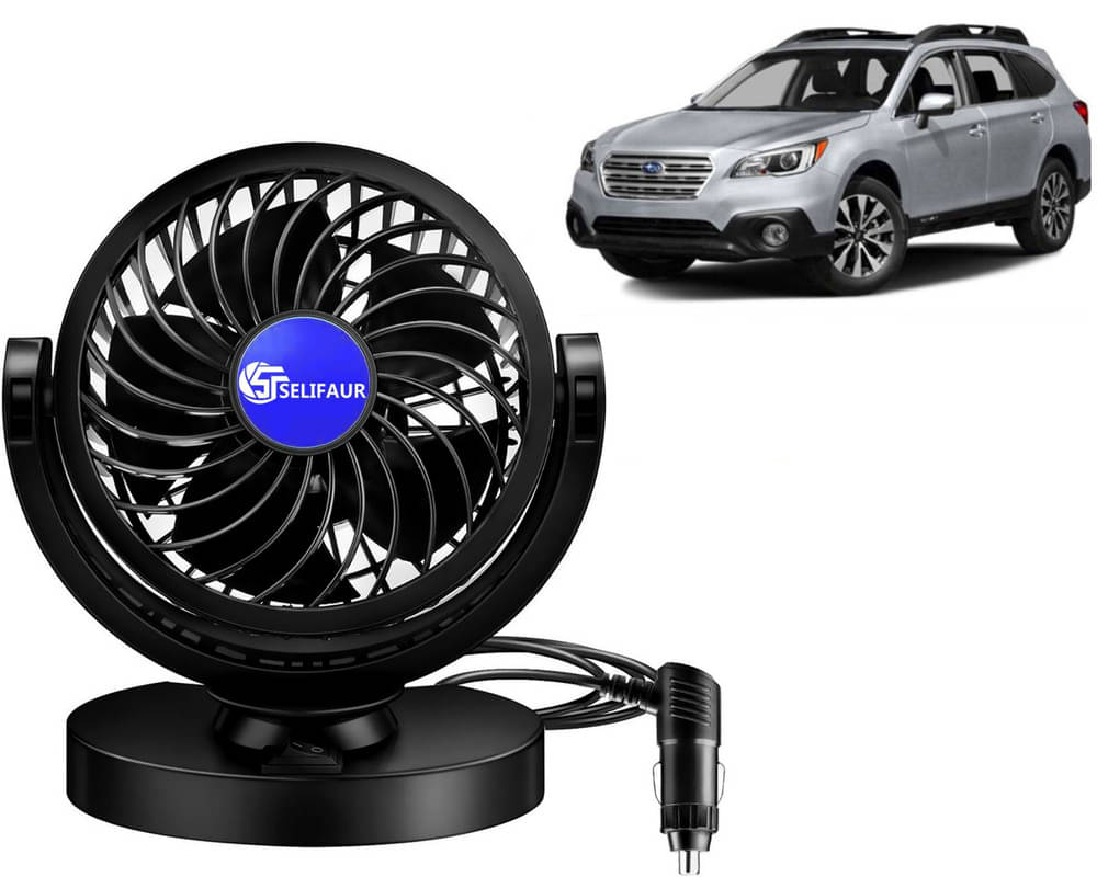     			Selifaur Dashboard Fan Black
