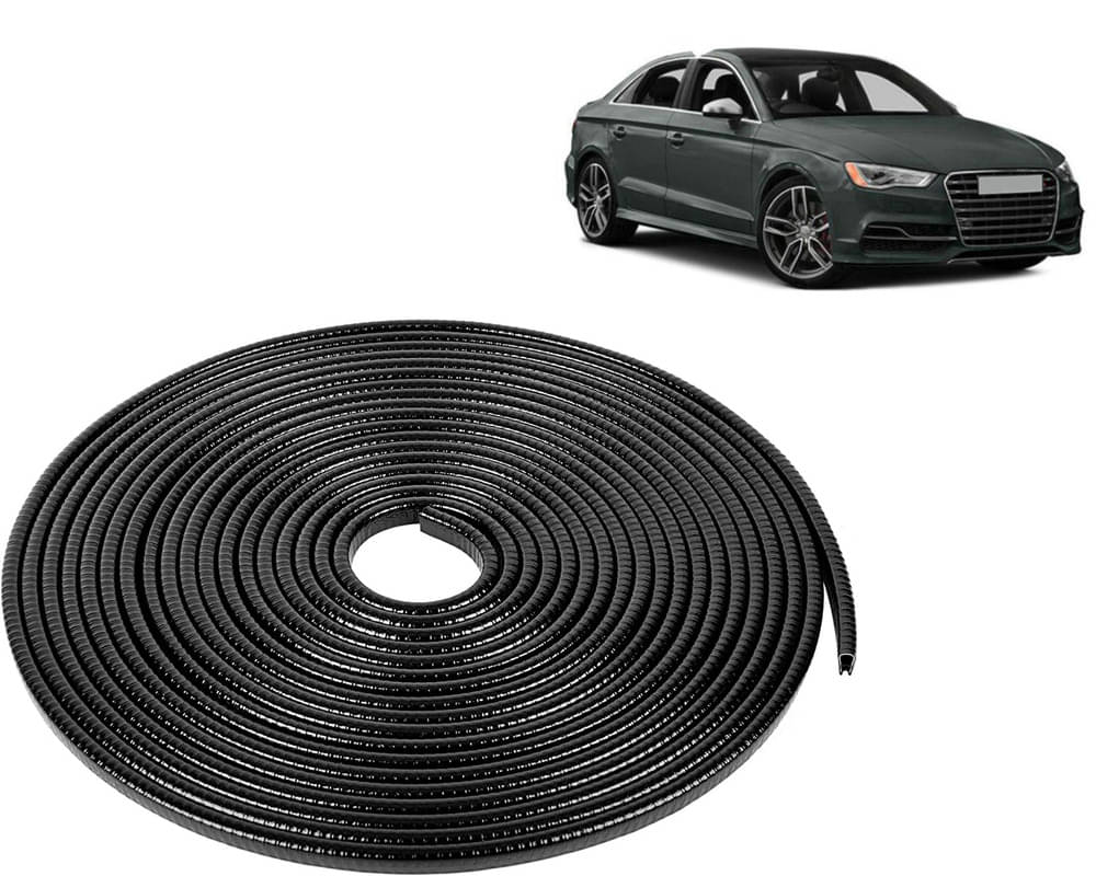 Selifaur Car Door Edge Guards U Shape Edge Trim Rubber Strip Seal Protector (16 ft/5 Mtr, Black) For S3     			Selifaur Car Door Edge Guards U Shape Edge Trim Rubber Strip Seal Protector (16 ft/5 Mtr, Black) For S3