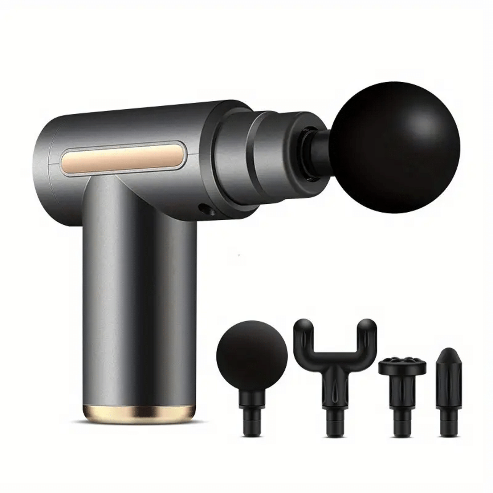 Shopeleven Rechargeable Handheld Percussion Gun Massager Machine for Deep Tissue Muscle Massage Body Relaxation Pain Relief Muscle Relaxation of Neck, Shoulder, Back, Foot (Grey) Shopeleven Rechargeable Handheld Percussion Gun Massager Machine for Deep Tissue Muscle Massage Body Relaxation Pain Relief Muscle Relaxation of Neck, Shoulder, Back, Foot (Grey)