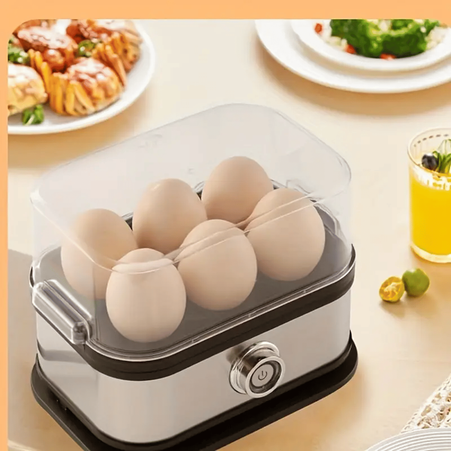 Shopeleven Smart Instant Electric Egg Boiler | Automatic Power Off | Egg Cooker Steamer for Boiling Up to 6 Eggs | 3 Boiling Modes Shopeleven Smart Instant Electric Egg Boiler | Automatic Power Off | Egg Cooker Steamer for Boiling Up to 6 Eggs | 3 Boiling Modes