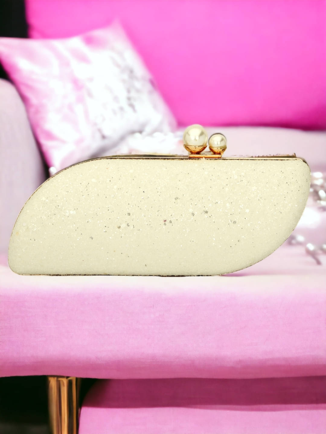     			Tooba Handicraft Multicolor Fabric Box Clutch