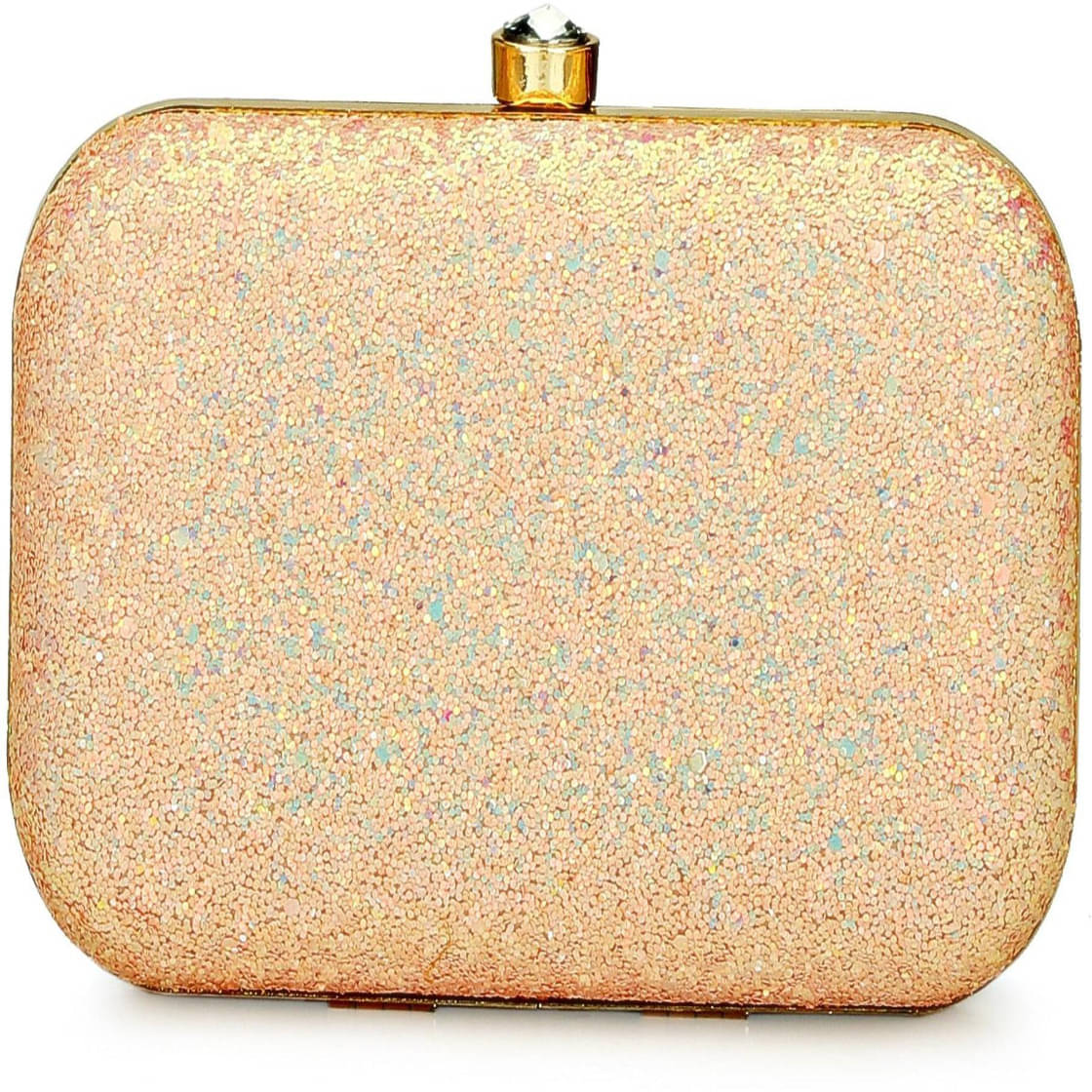     			Tooba Handicraft Multicolor Fabric Box Clutch