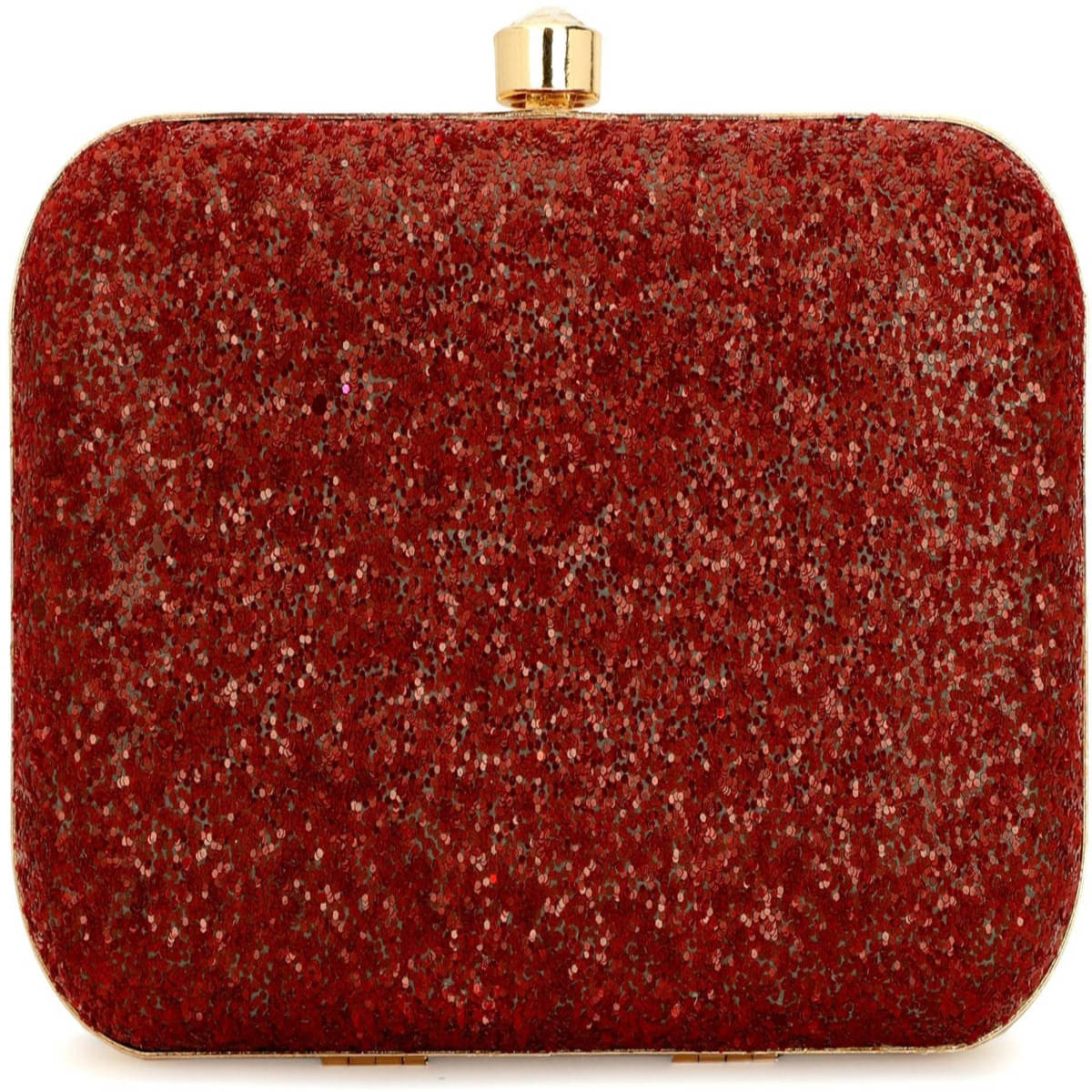     			Tooba Handicraft Multicolor Fabric Box Clutch