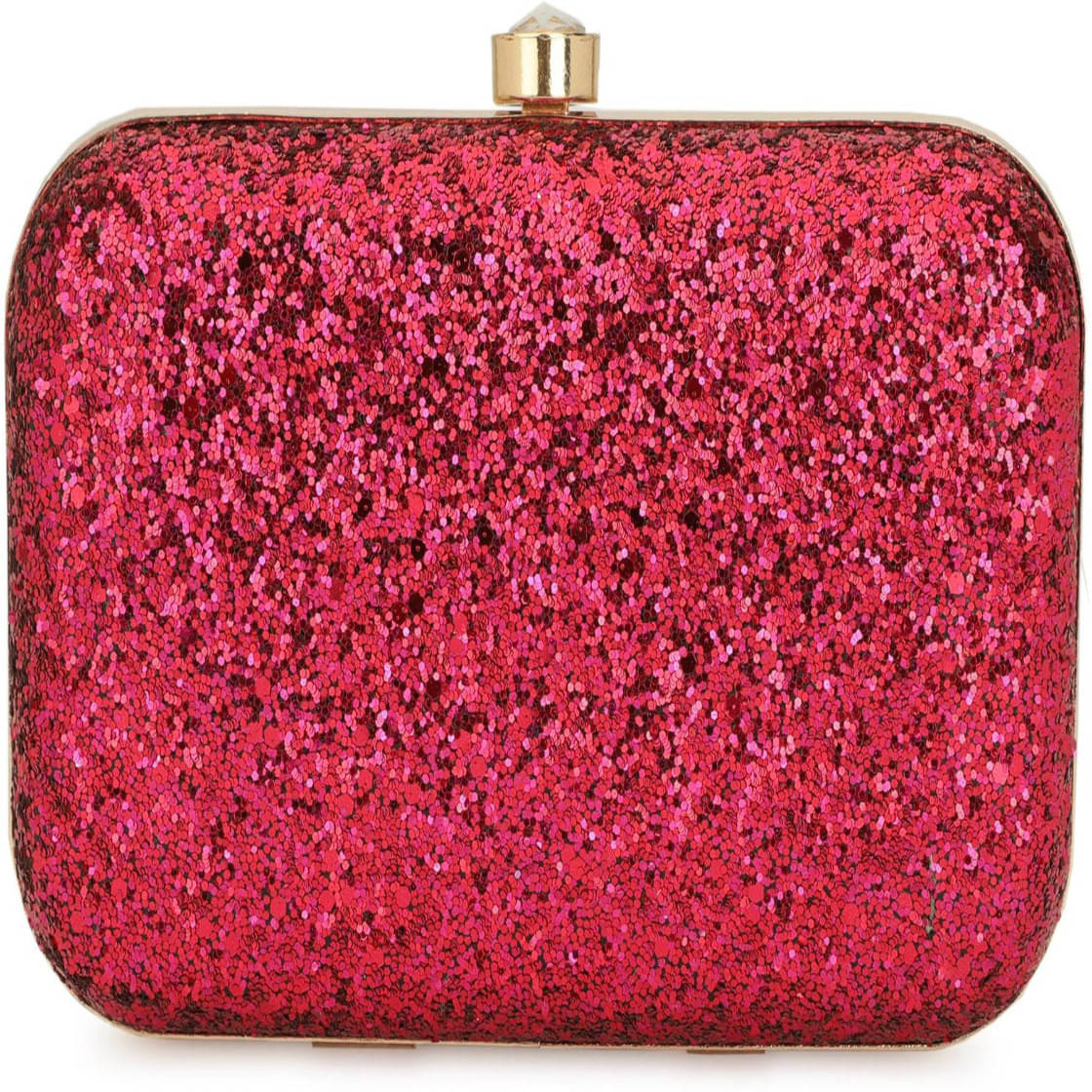     			Tooba Handicraft Multicolor Fabric Box Clutch