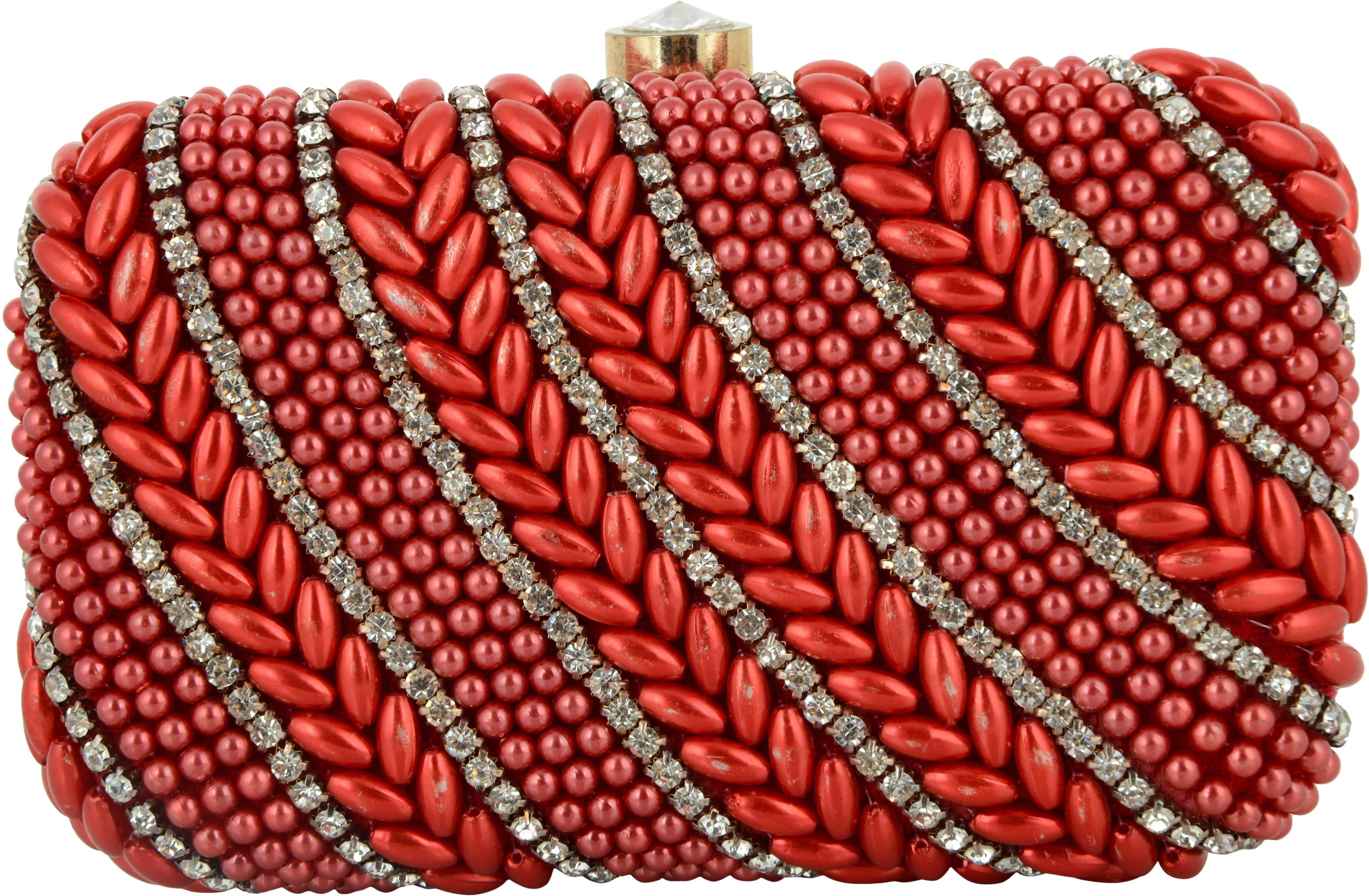     			Tooba Handicraft Multicolor Fabric Box Clutch