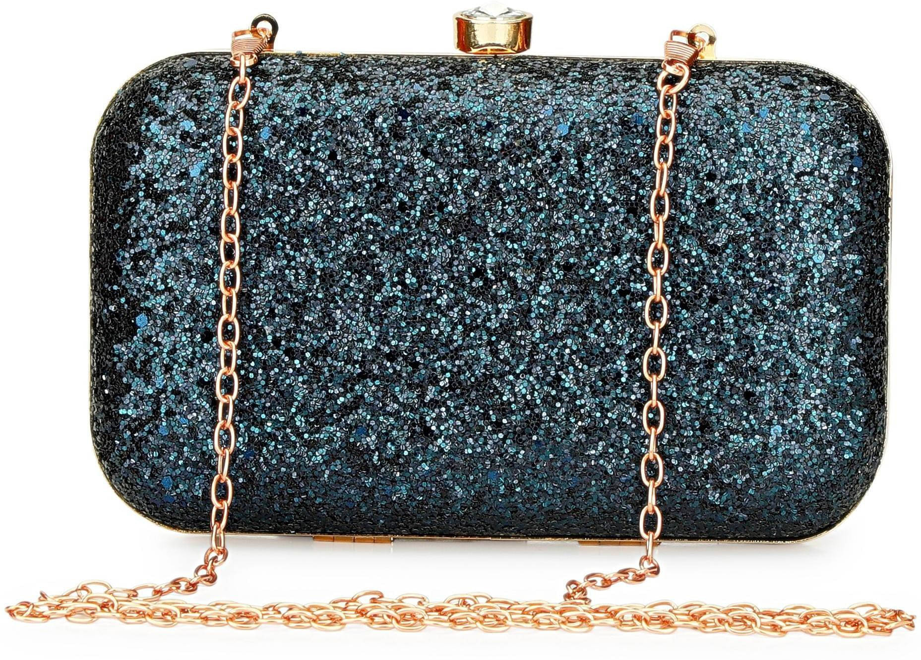     			Tooba Handicraft Multicolor Fabric Box Clutch