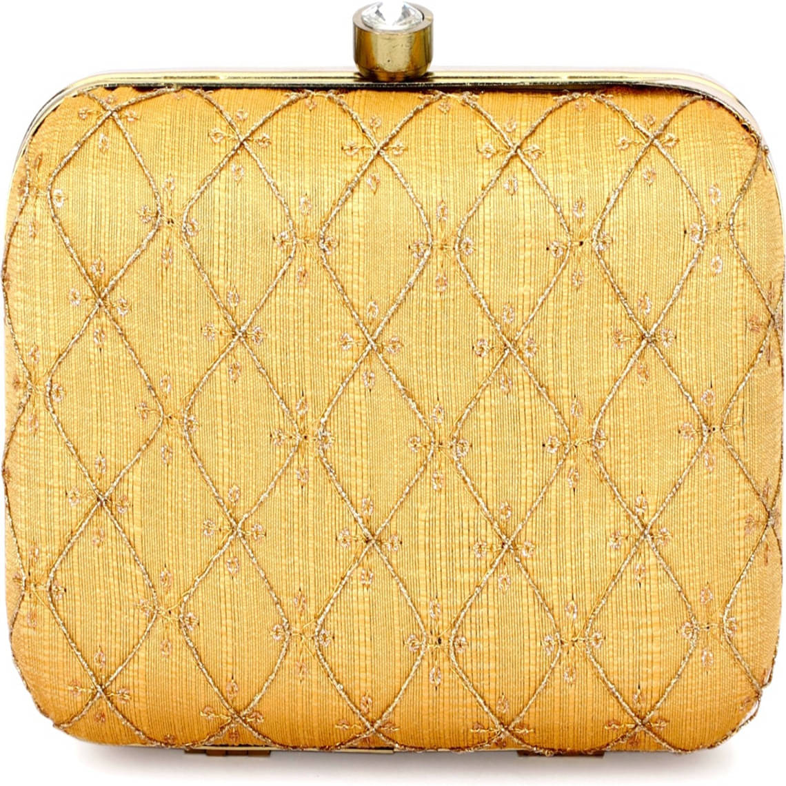     			Tooba Handicraft Multicolor Fabric Box Clutch
