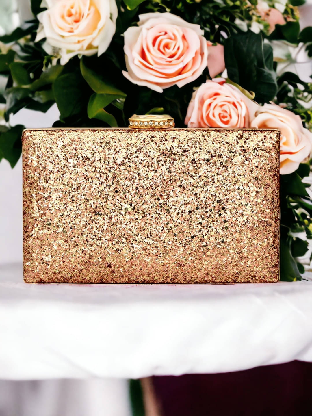     			Tooba Handicraft Multicolor Fabric Box Clutch