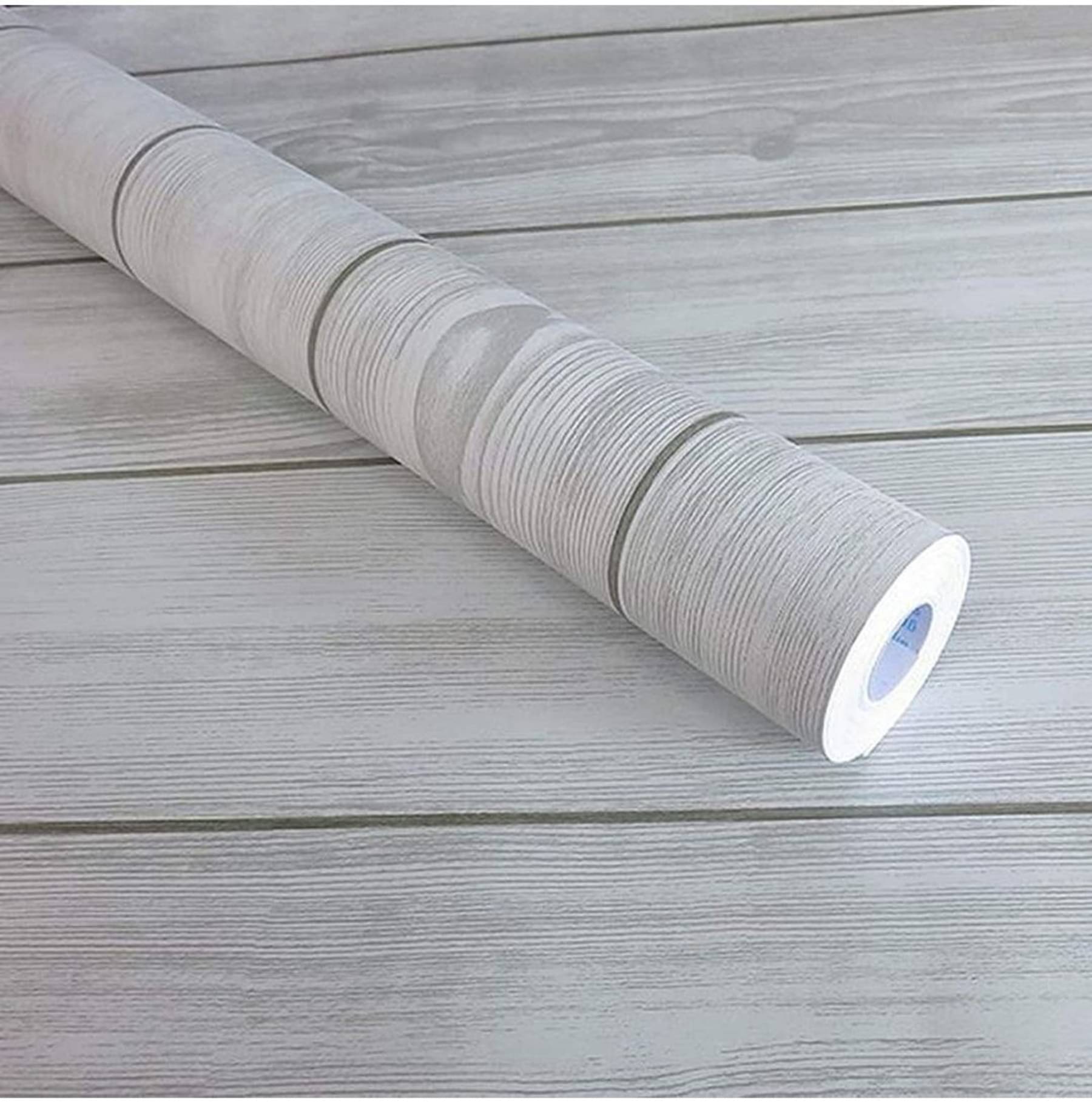 WRUNJI GREY WOOD WALLPAPER FOR HOME (45 X 500 CM) PACK OF 1 WRUNJI GREY WOOD WALLPAPER FOR HOME (45 X 500 CM) PACK OF 1