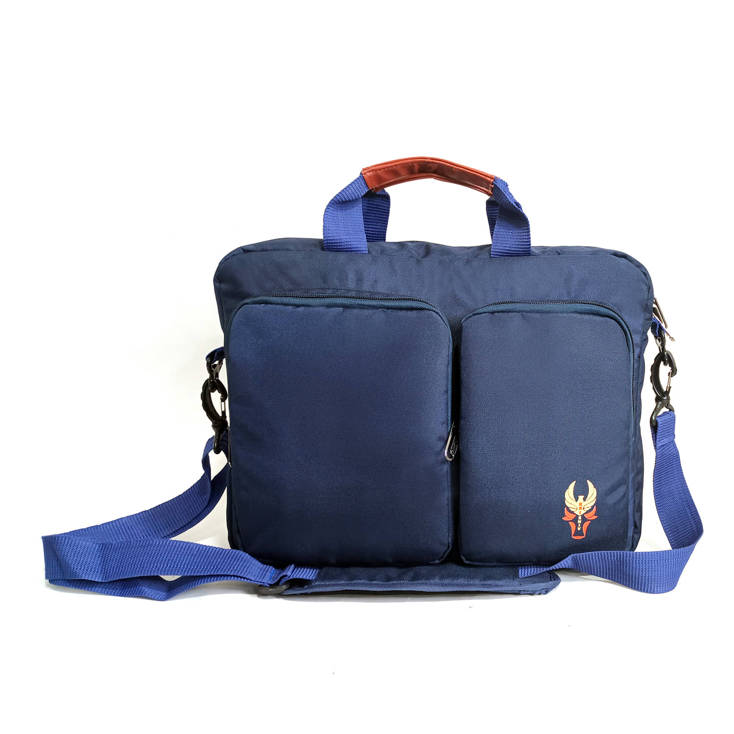 krishiv Blue Polyester Office Bag