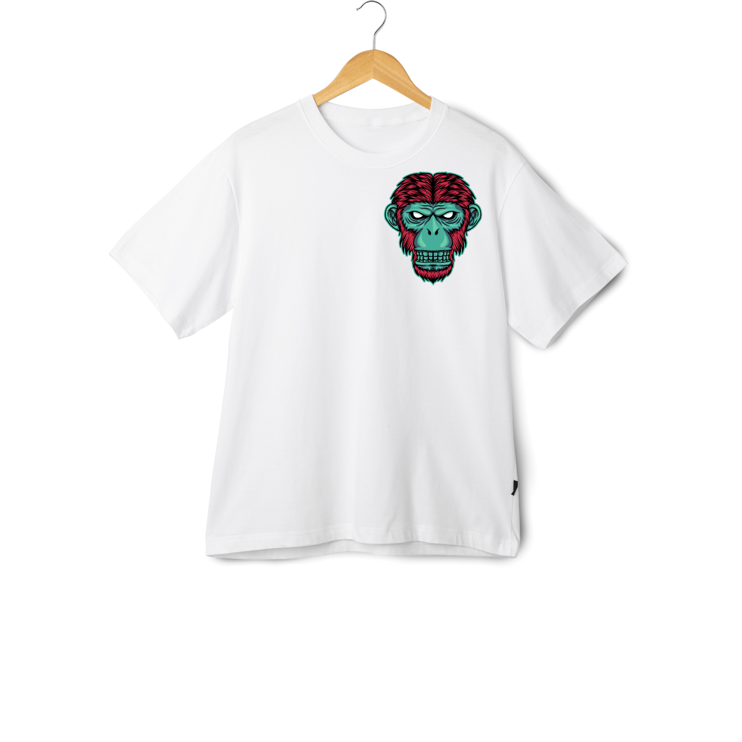     			maddock corp Women Polyester Printed Regular Fit Round Neck T-Shirt ( White )