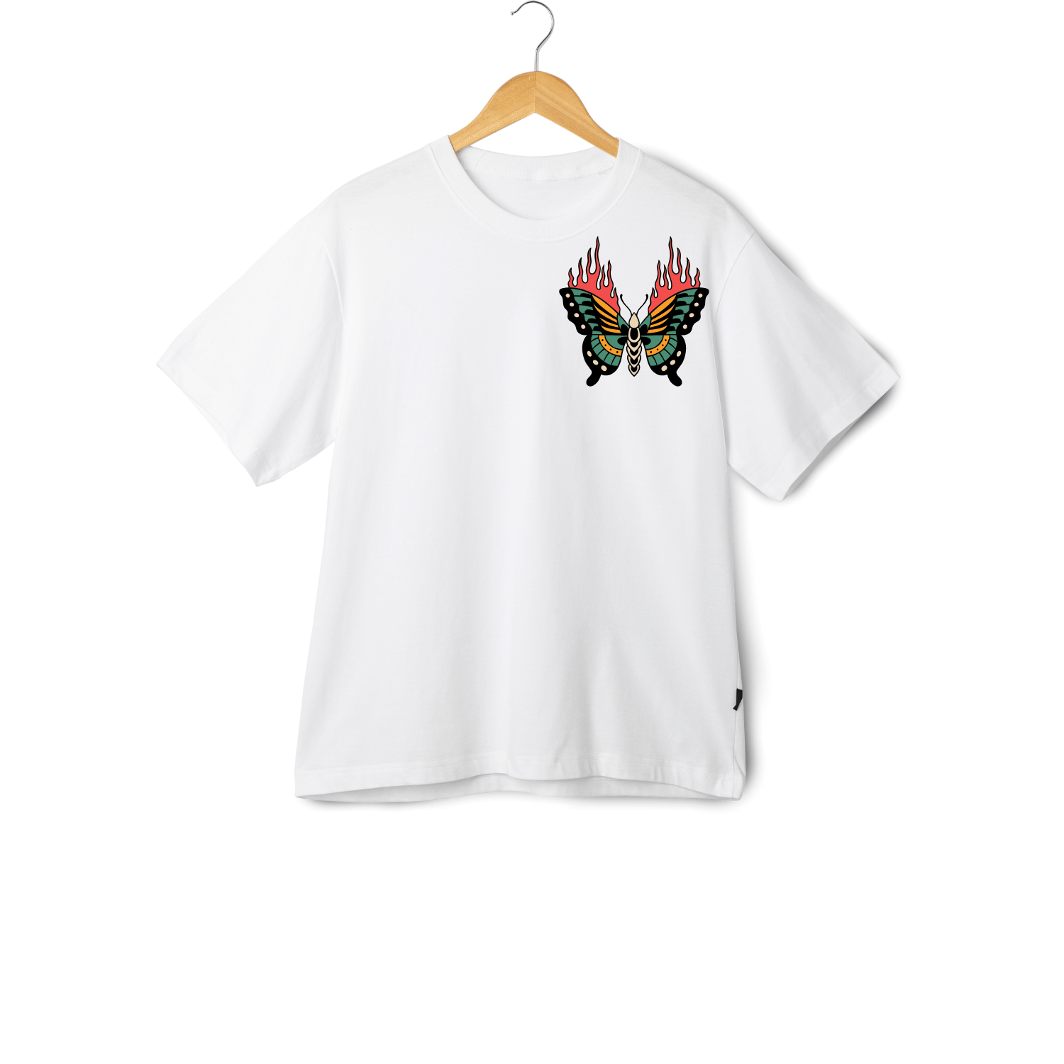     			maddock corp Women Polyester Printed Regular Fit Round Neck T-Shirt ( White )