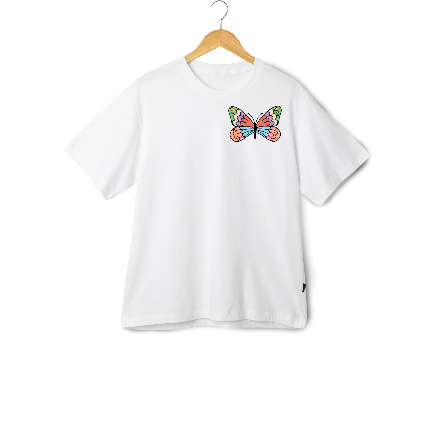     			maddock corp Women Polyester Printed Regular Fit Round Neck T-Shirt ( White )