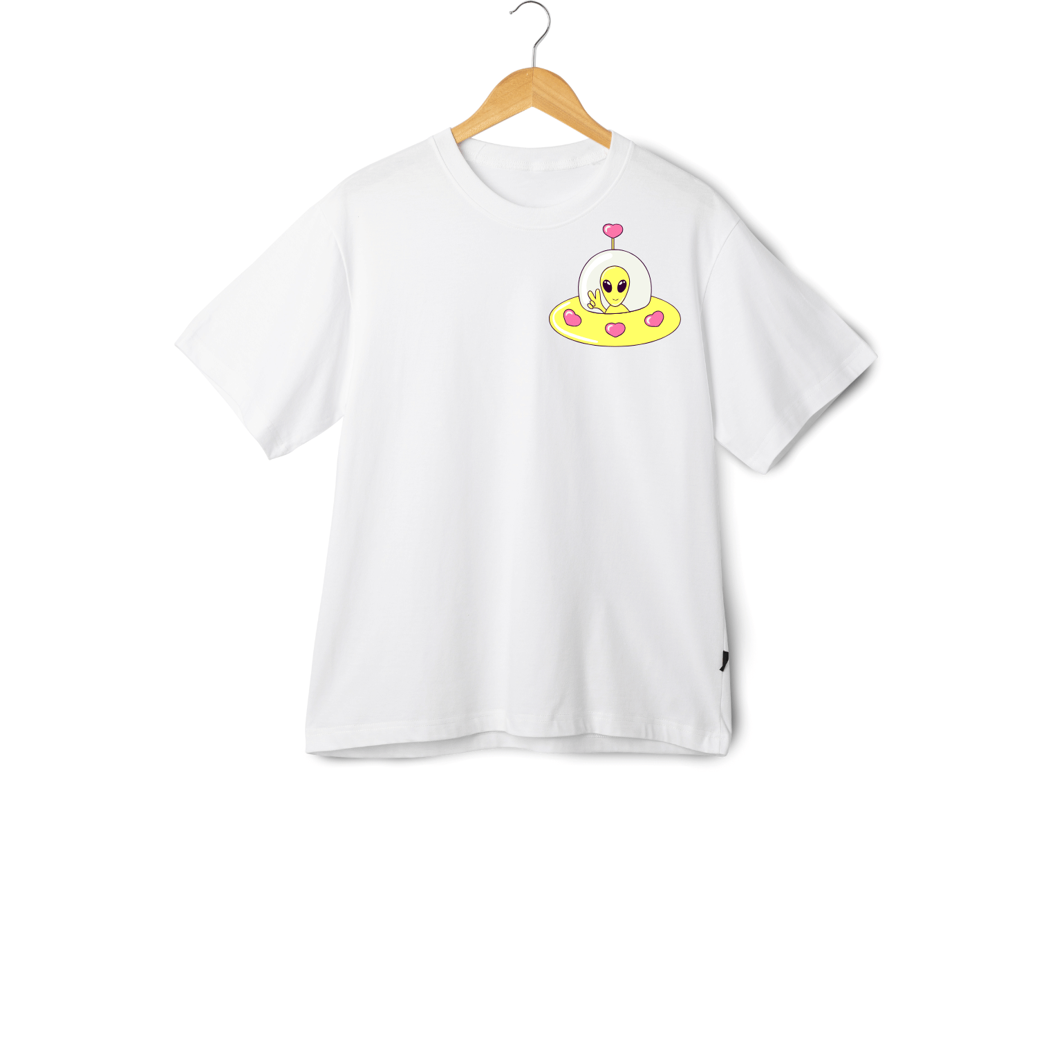     			maddock corp Women Polyester Printed Regular Fit Round Neck T-Shirt ( White )