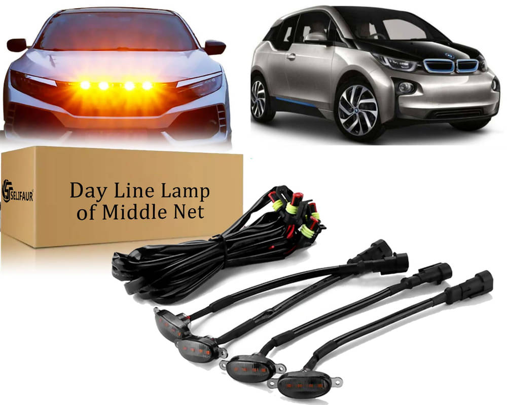     			4x4 Daytime Running Light Led Car Grill Raptor Style Emergency Warning Off-Roading Light For i3